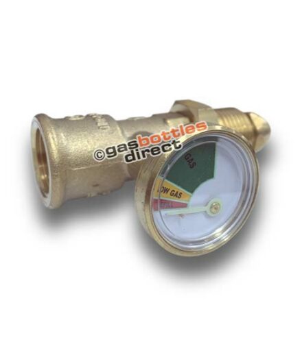 Calor LPG Gas Bottle Regulator Adaptor Propane Indicator Gauge from Rent Free Gas Cylinders